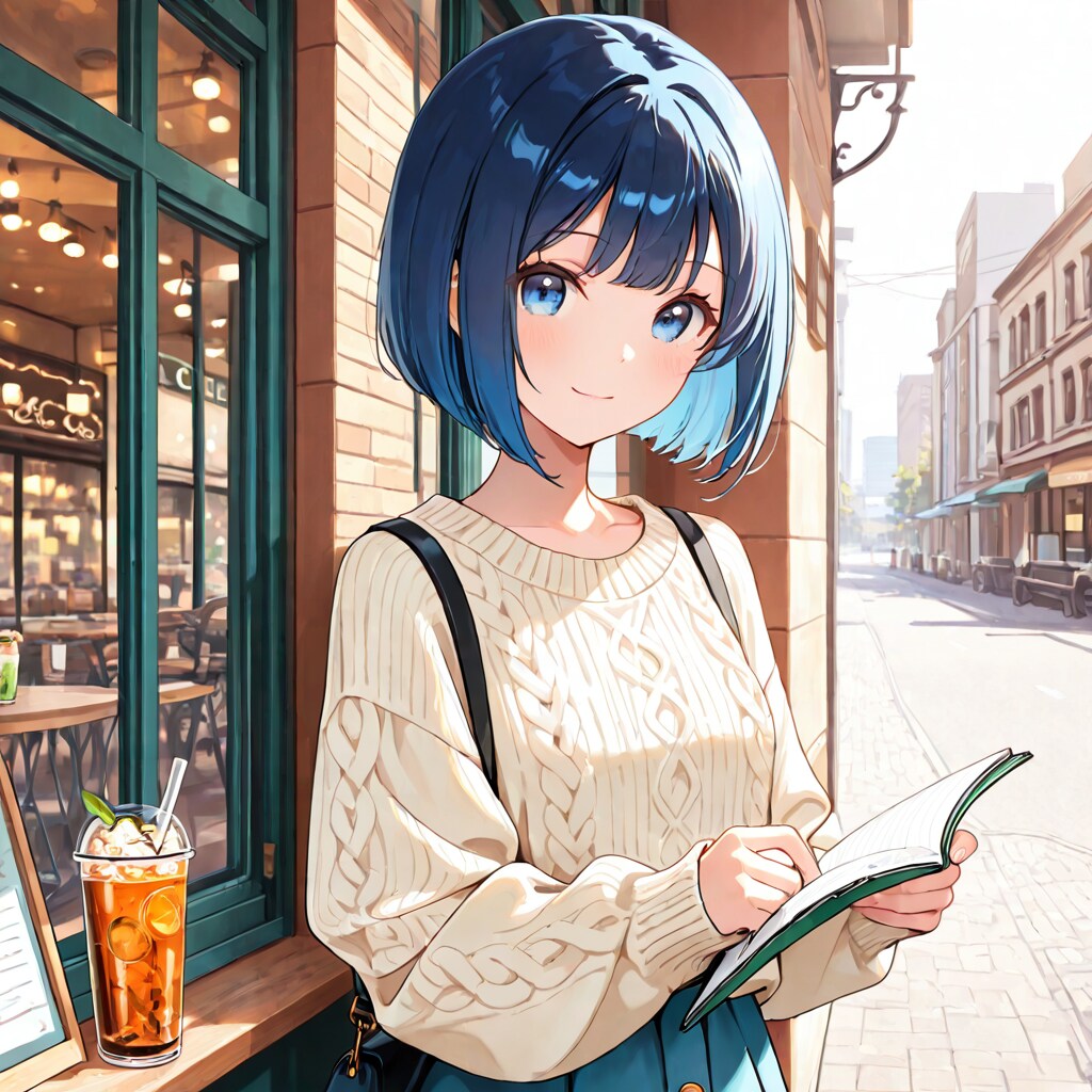 カフェテラスで描く夏の予定