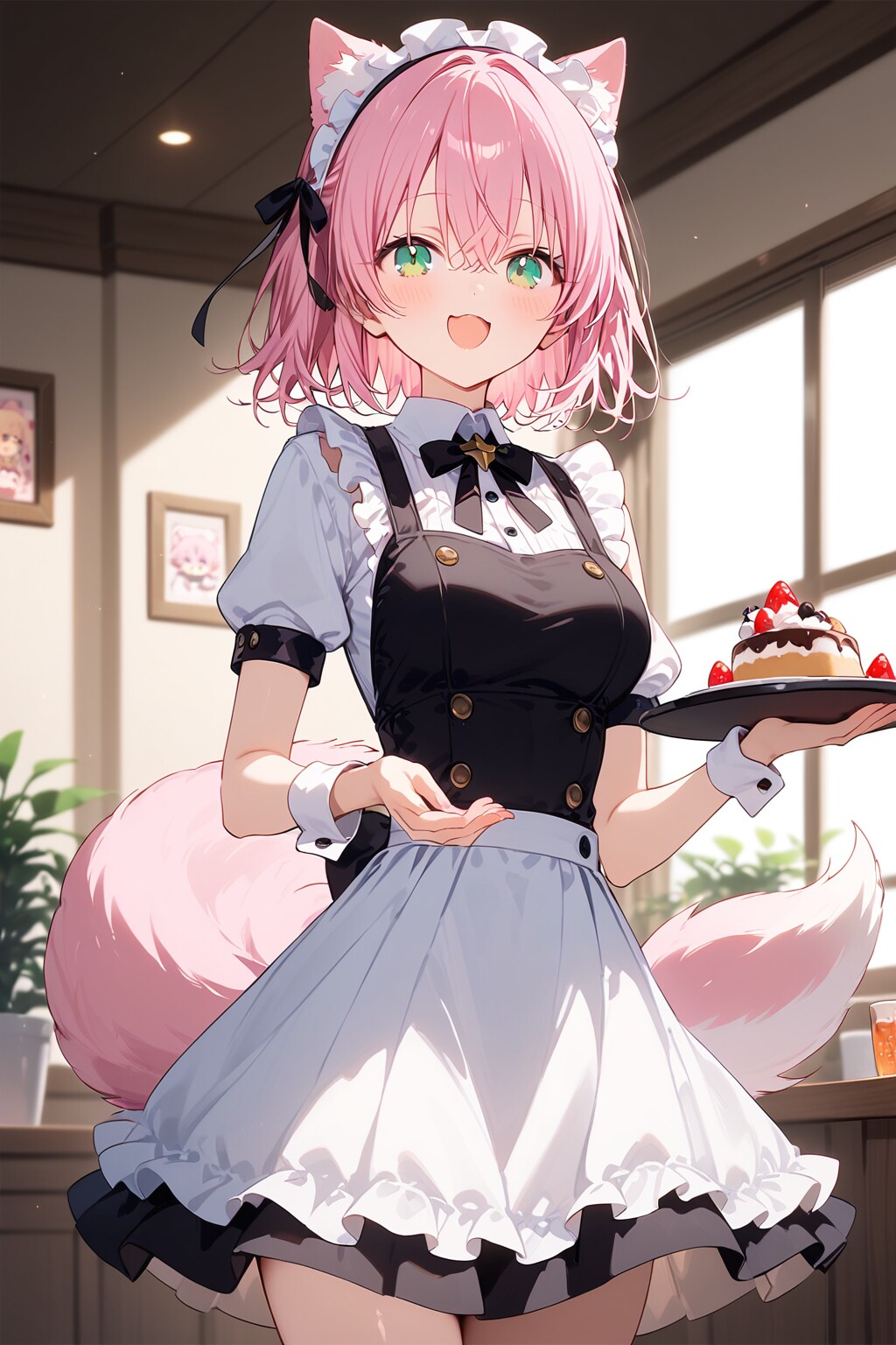猫耳メイドな李々花