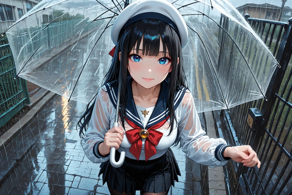 秘密のビニール傘