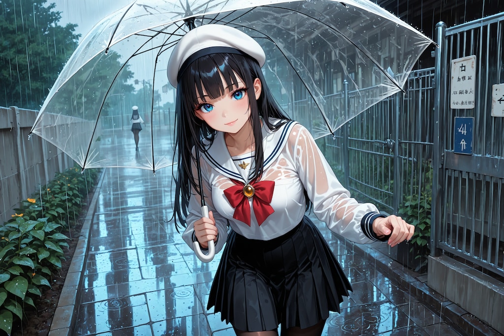 秘密のビニール傘