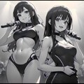 黒づくめさんライブリハーサル ⑨ (漫画風) 4枚目