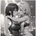 黒づくめさんライブリハーサル ⑨ (漫画風) 3枚目