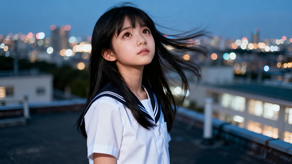 空を見上げて(Seedream4.0)