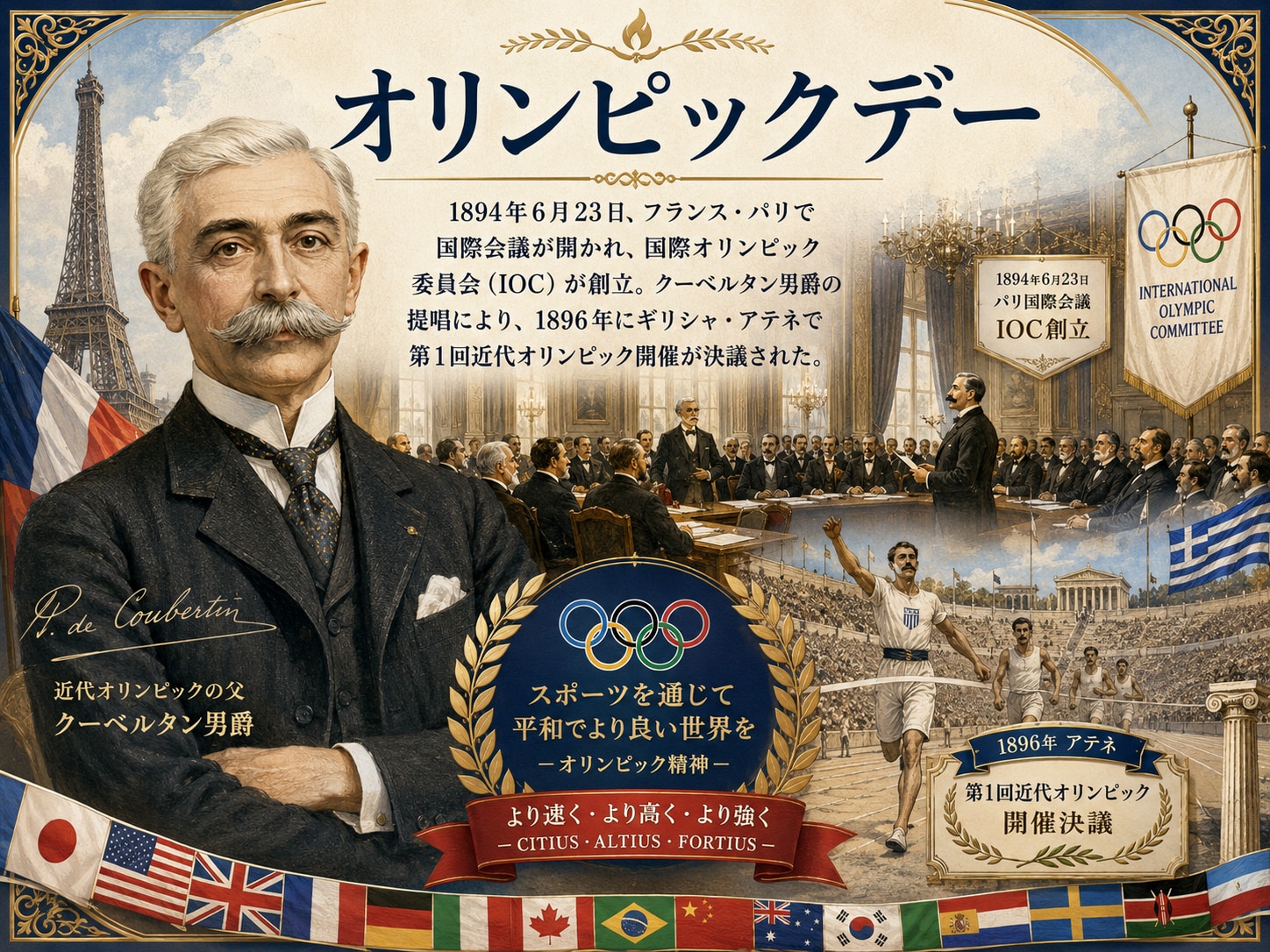 [今日は何の日 6/23] オリンピックデー