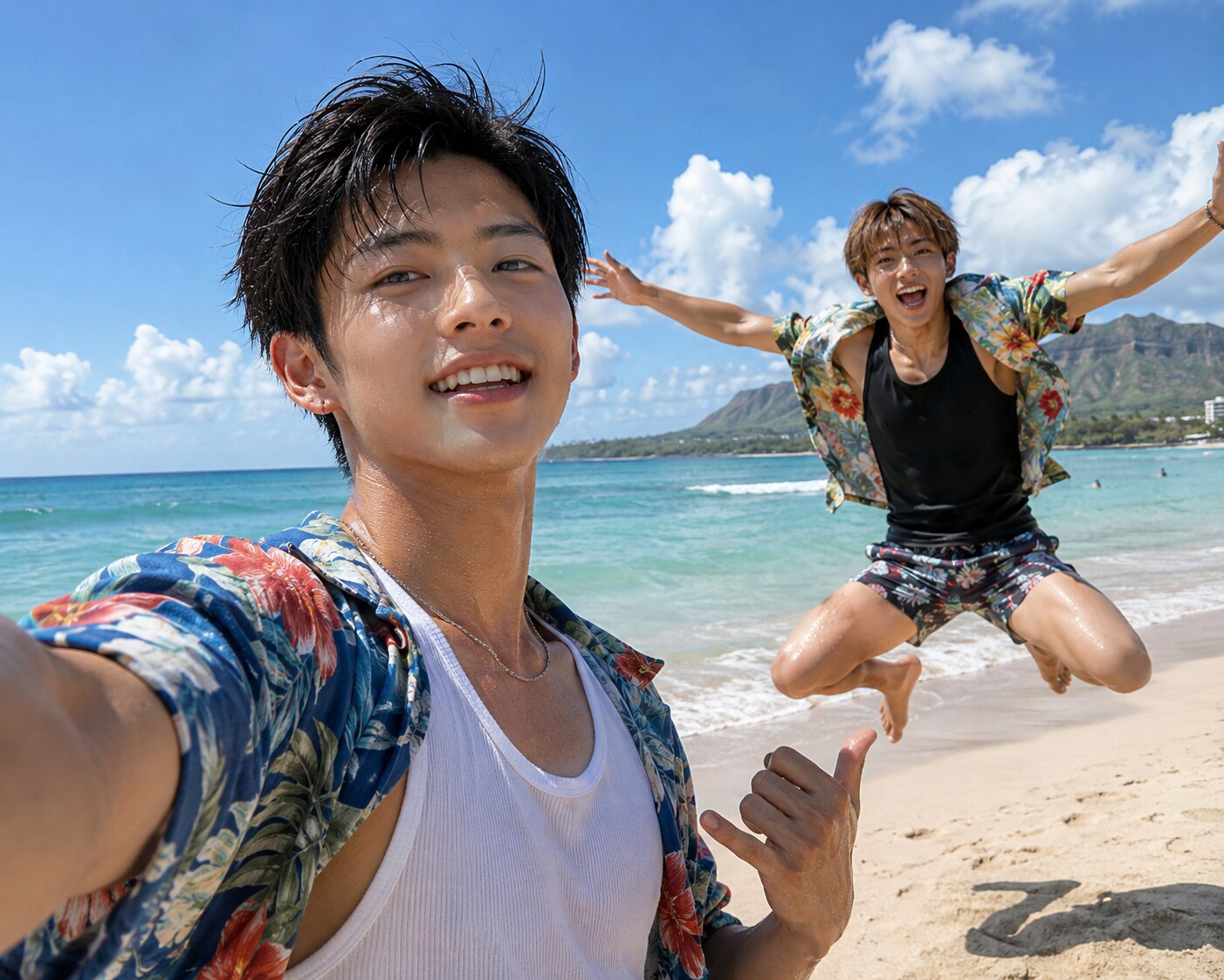 【📸】抜け出したビーチでの思い出