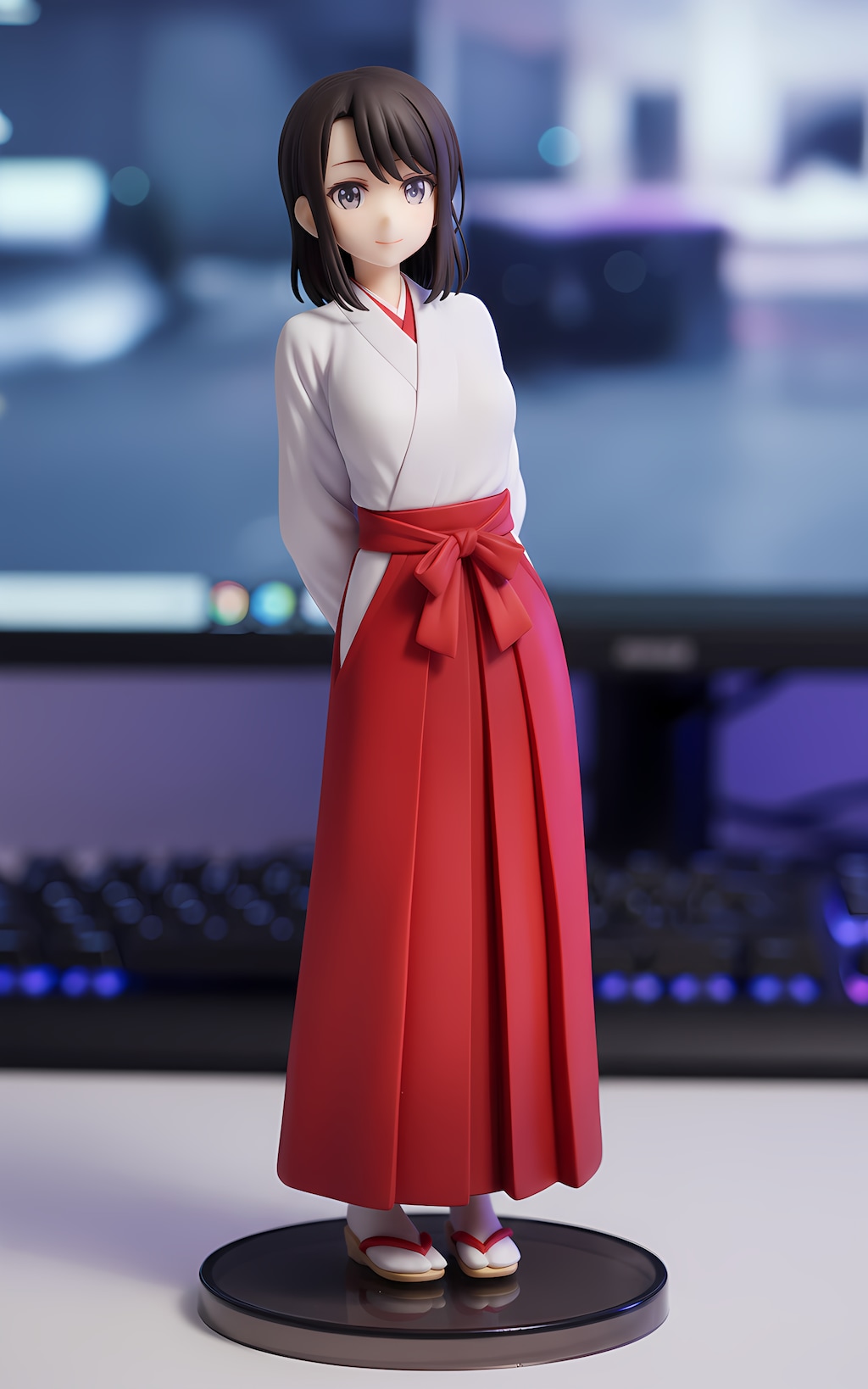 奥沢美咲 巫女 フィギュア風