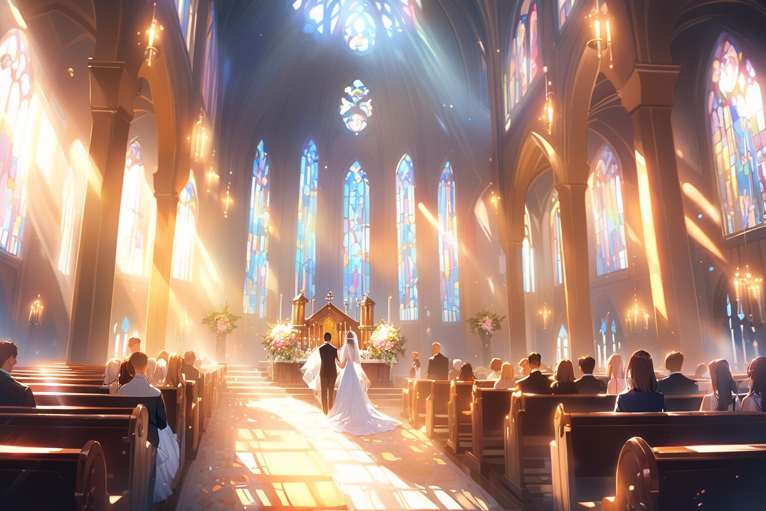 祝福につつまれて | の人気AIイラスト・グラビア