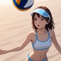 ビーチバレー（シンプルタッチ） 11枚目
