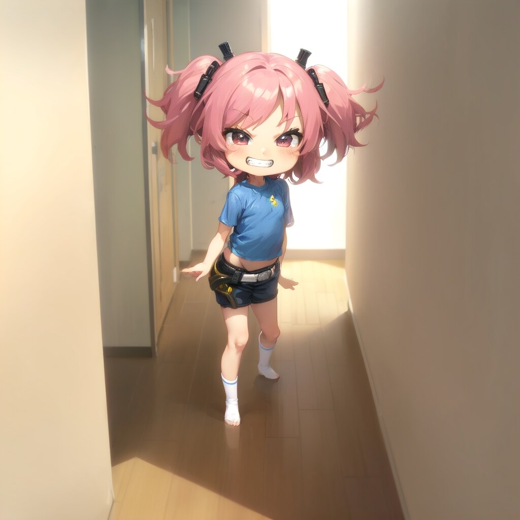 チビキャラって指定したらちびっ子っぽくなった女の子ｗ