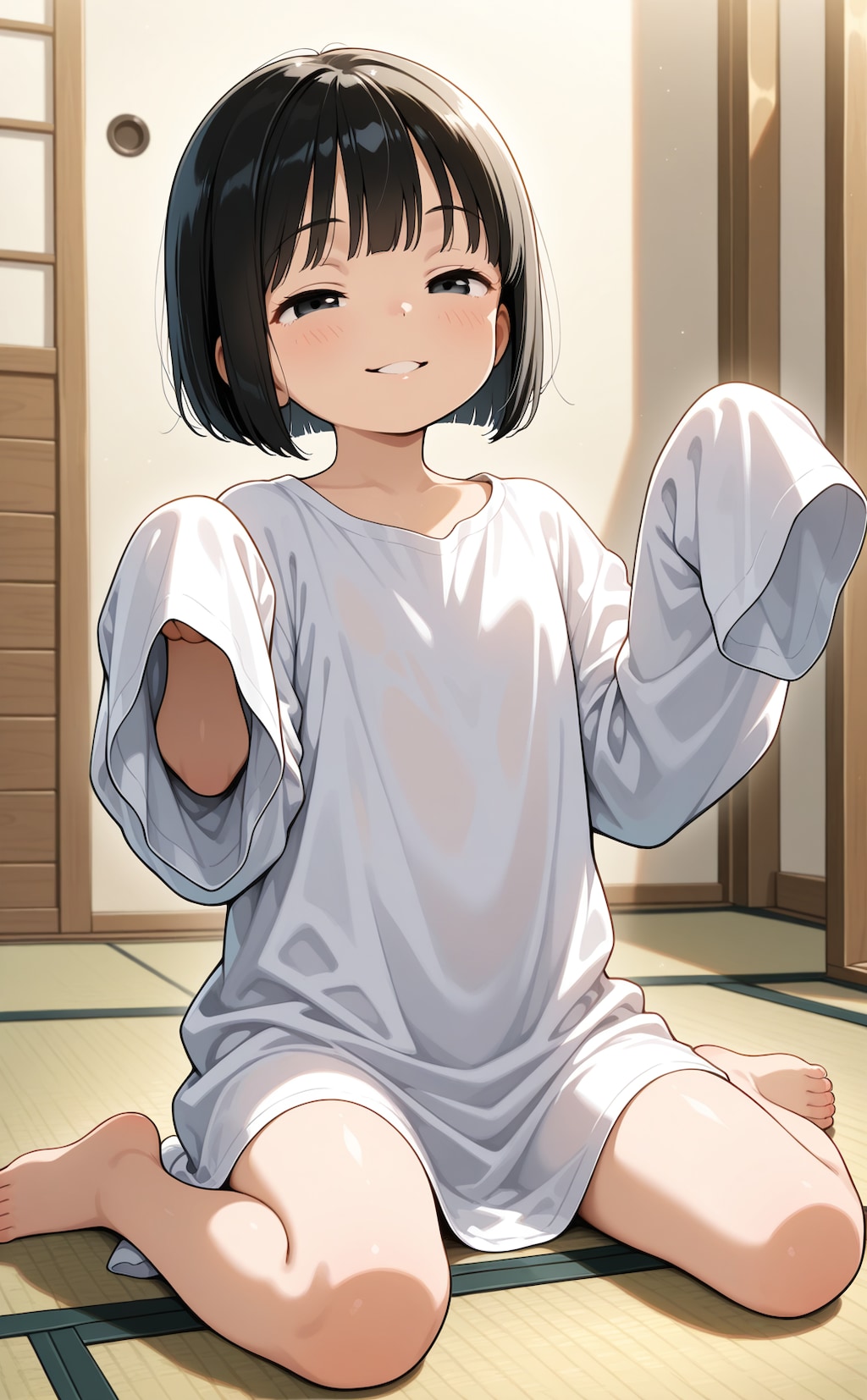 おじさんのシャツは