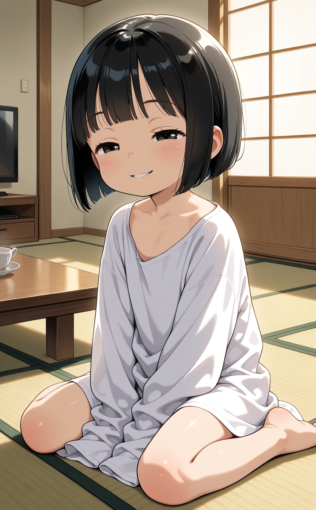 おじさんのシャツは