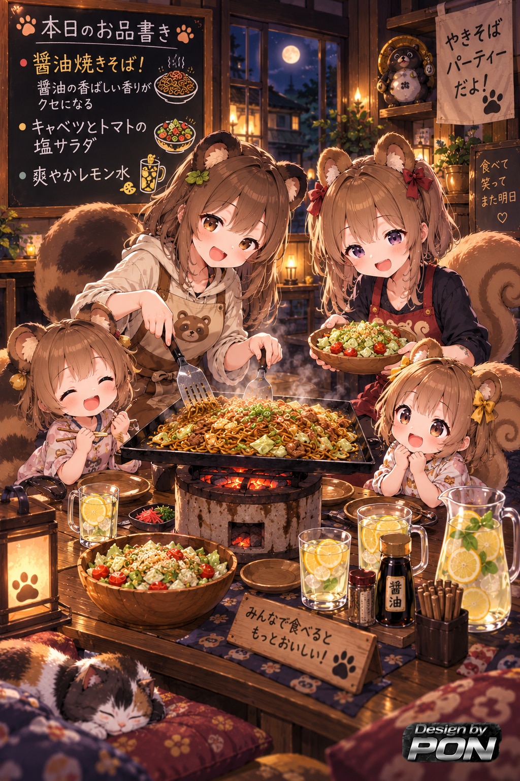 今夜は焼きそば