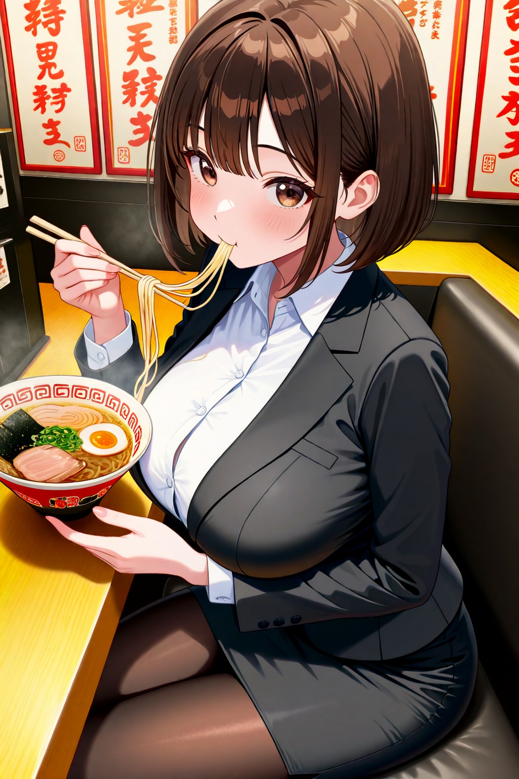 ラーメンとアキちゃん