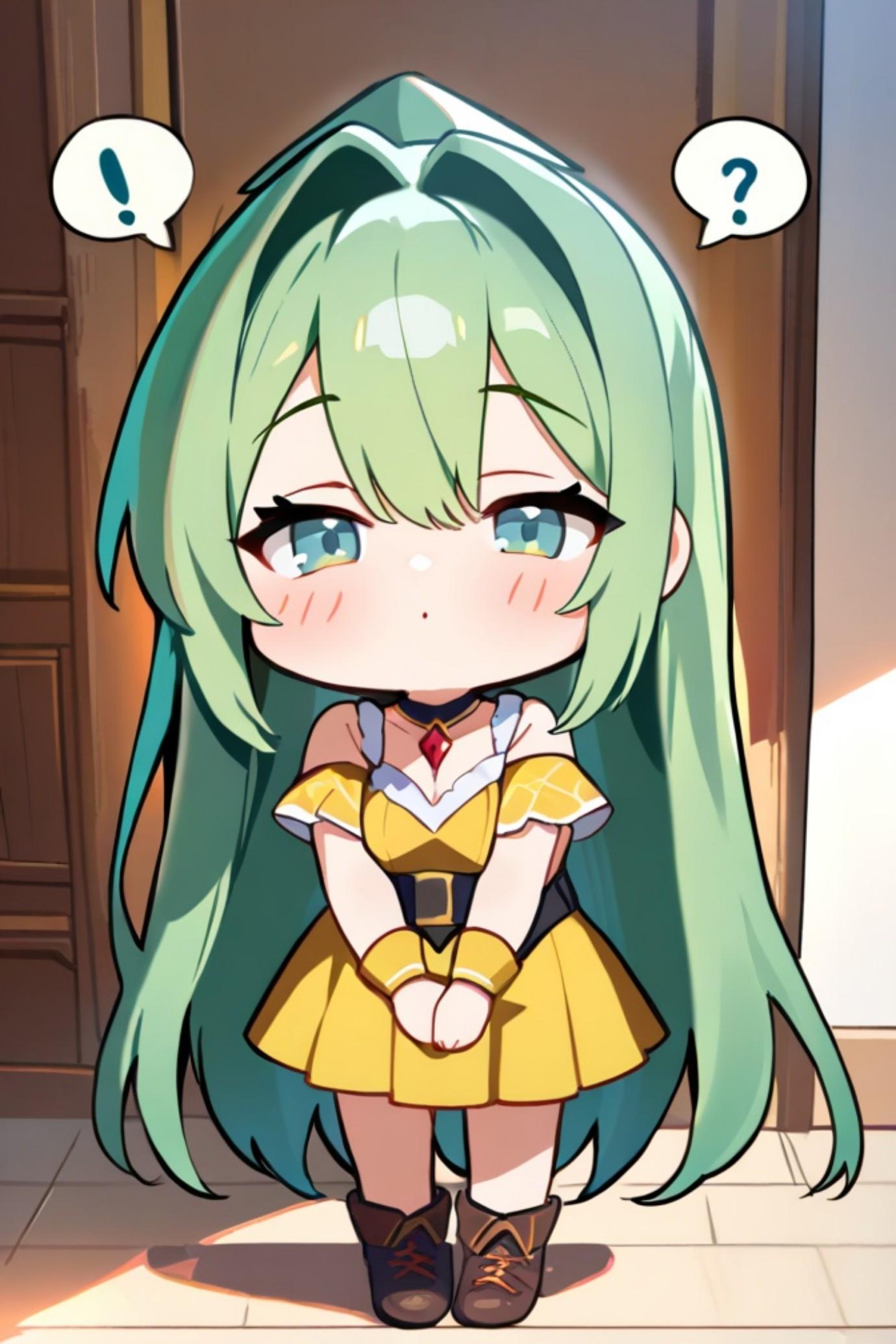 緑髪ちゃん | の人気AIイラスト・グラビア