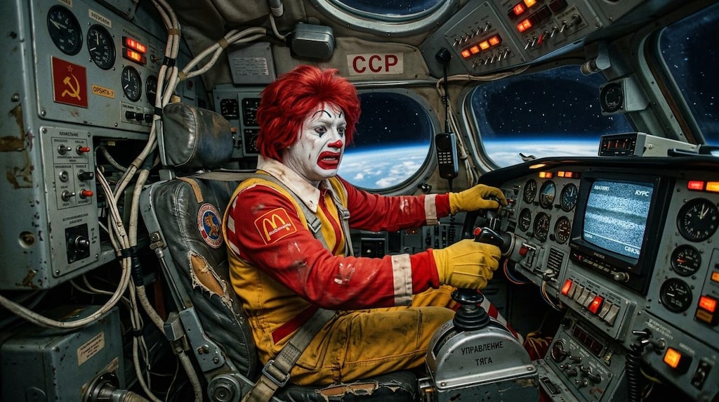 教祖様、必死に🚀操縦中🍔