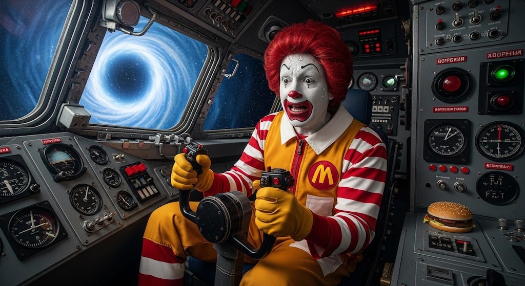 教祖様、必死に🚀操縦中🍔