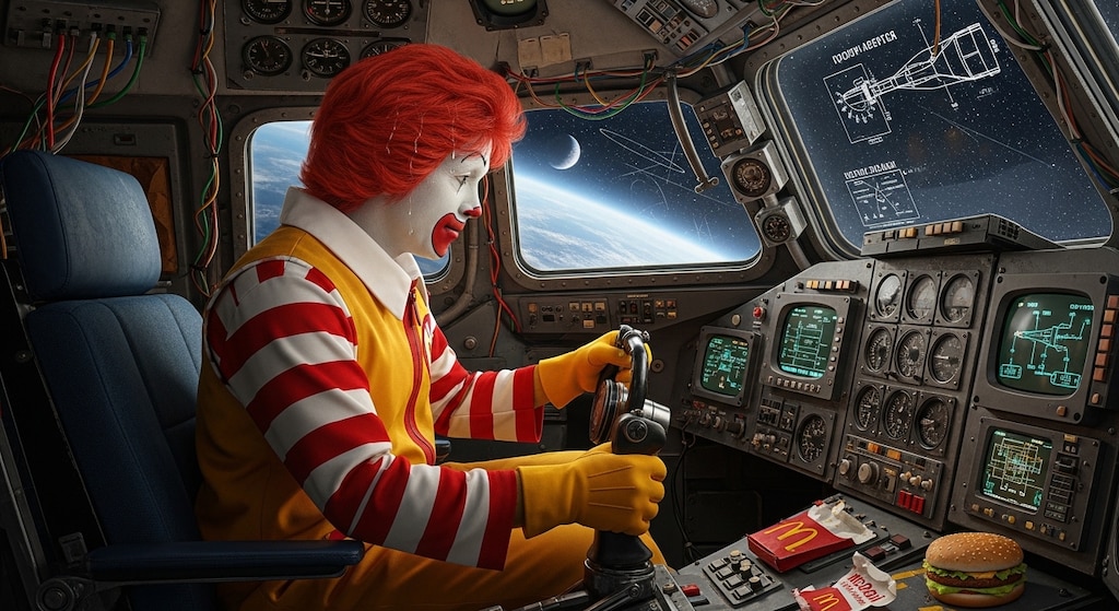 教祖様、必死に🚀操縦中🍔