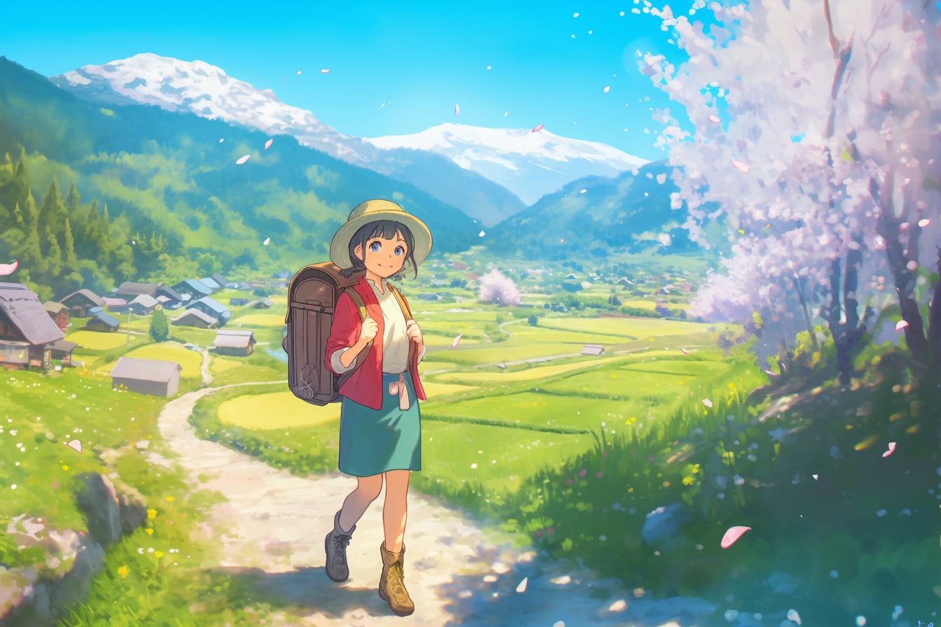 旅する少女88 | の人気AIイラスト・グラビア