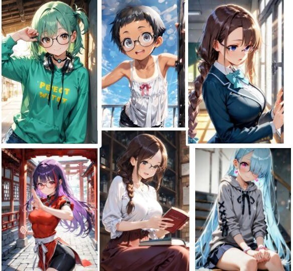 眼鏡っ娘が好き❗️ | の人気AIイラスト・グラビア