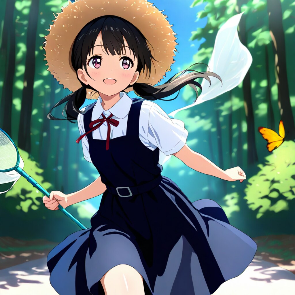 夏休みの宿題（昆虫採集）