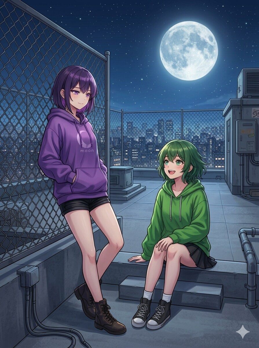 紫月ちゃん＆芽生ちゃん