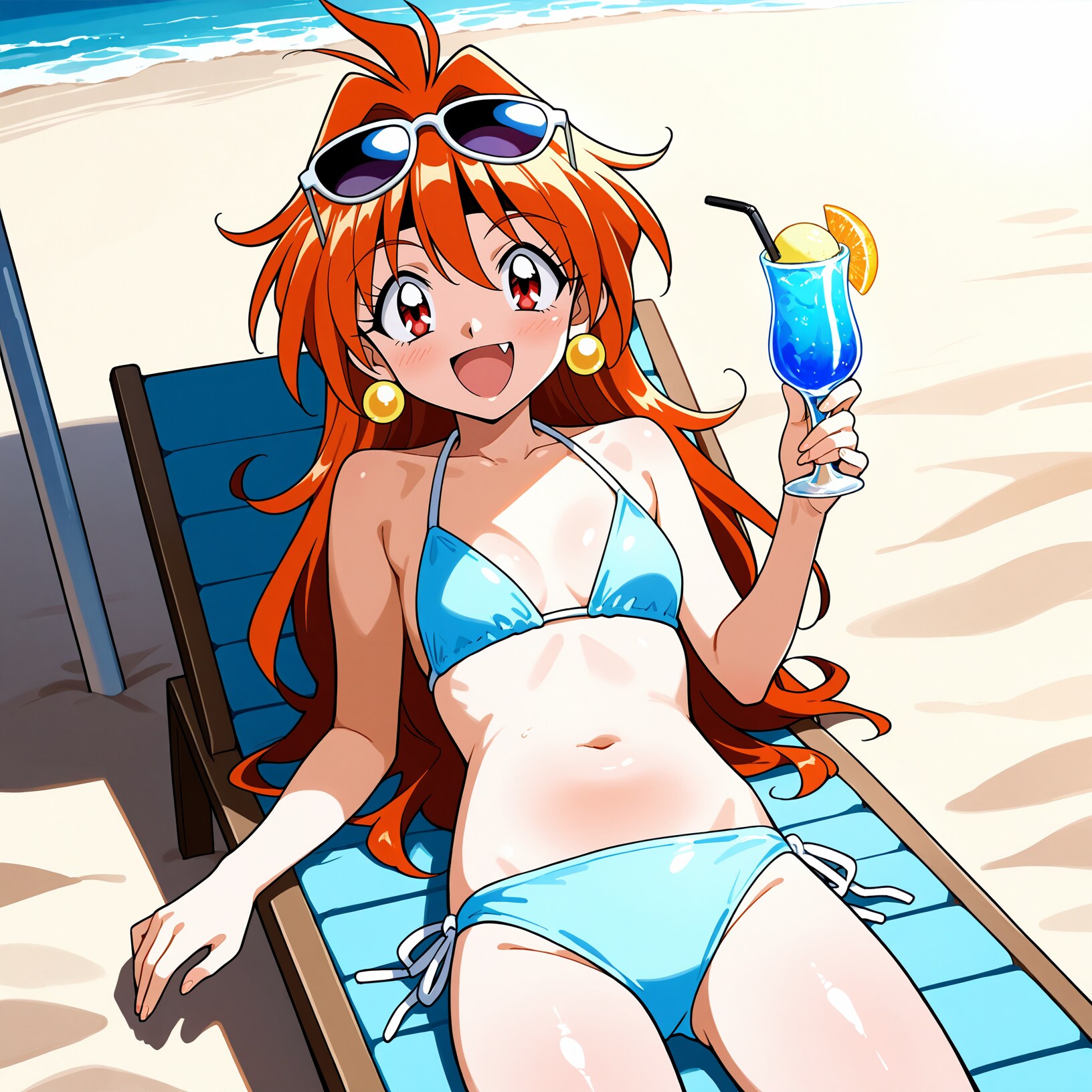 【今日の腹筋】海でも暴れちゃうぞ～