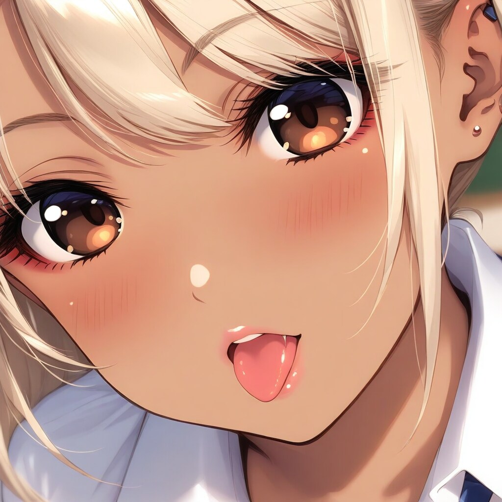 んべっ!ってしてるYuiちゃん