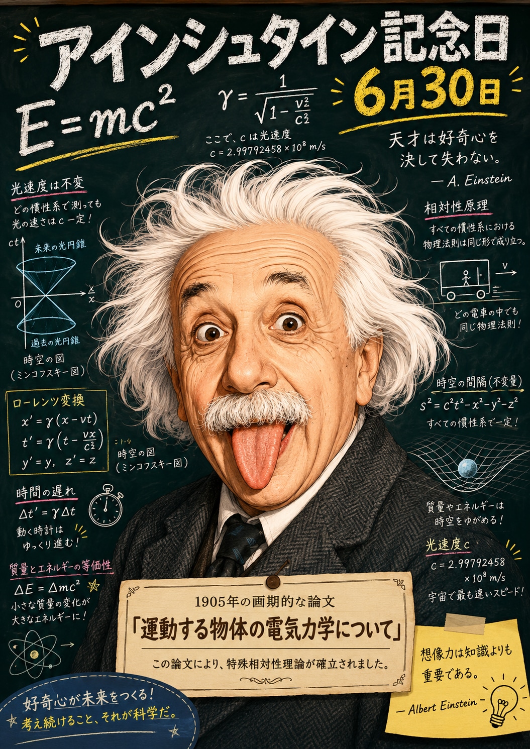 [今日は何の日 6/30] アインシュタイン記念日