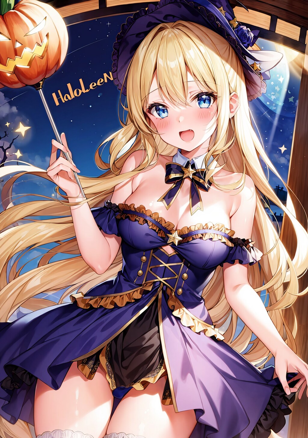 ハロウィンの魔女