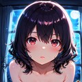 月明かりの寝室で 2枚目
