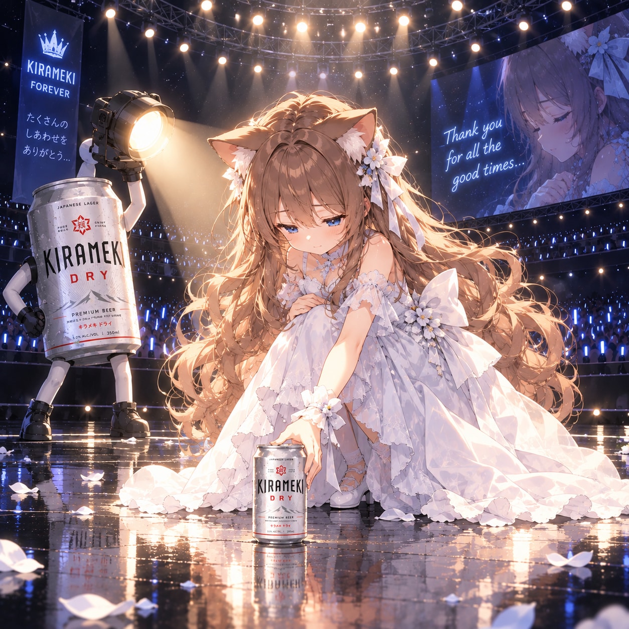 ビール引退の小さな女の子 | の人気AIイラスト・グラビア
