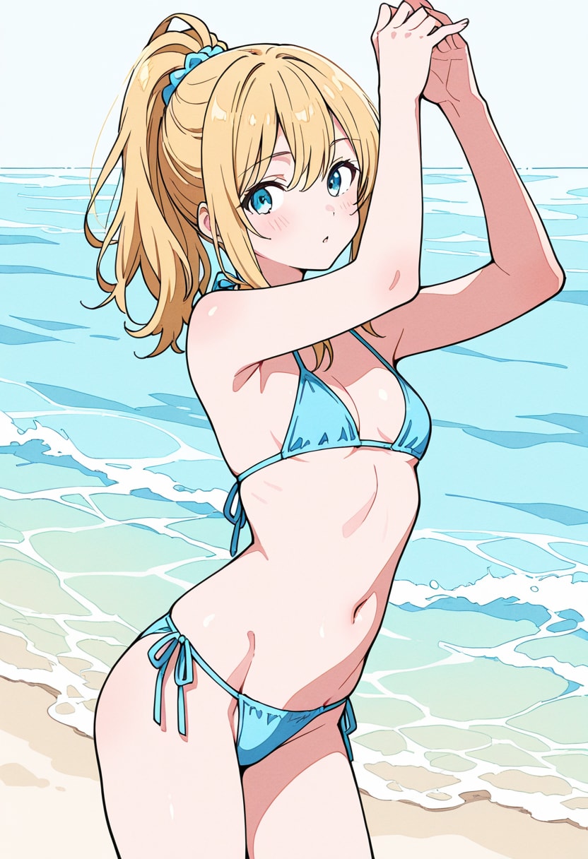 金髪ビキニちゃん２