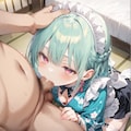 和メイドフェラ 5枚目