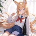 狐っ娘にセーラー服を 2枚目