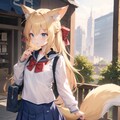 狐っ娘にセーラー服を 3枚目