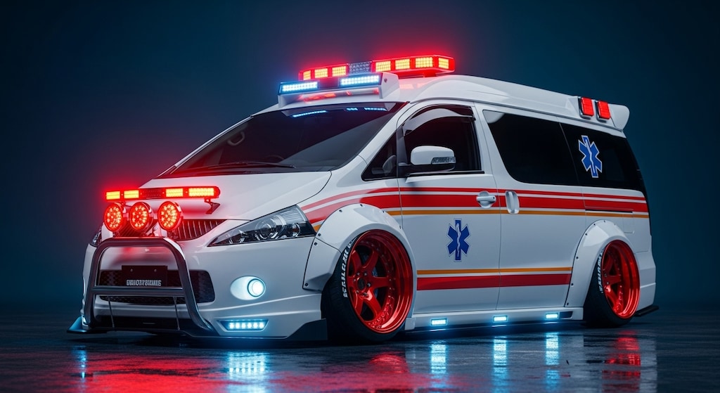 シャリオグランディス救急車のドリ車