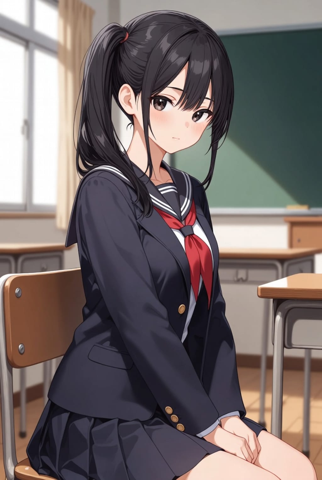 セーラー服の少女