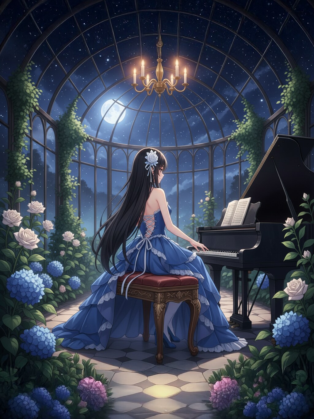 瀲灩の蒼艶少女