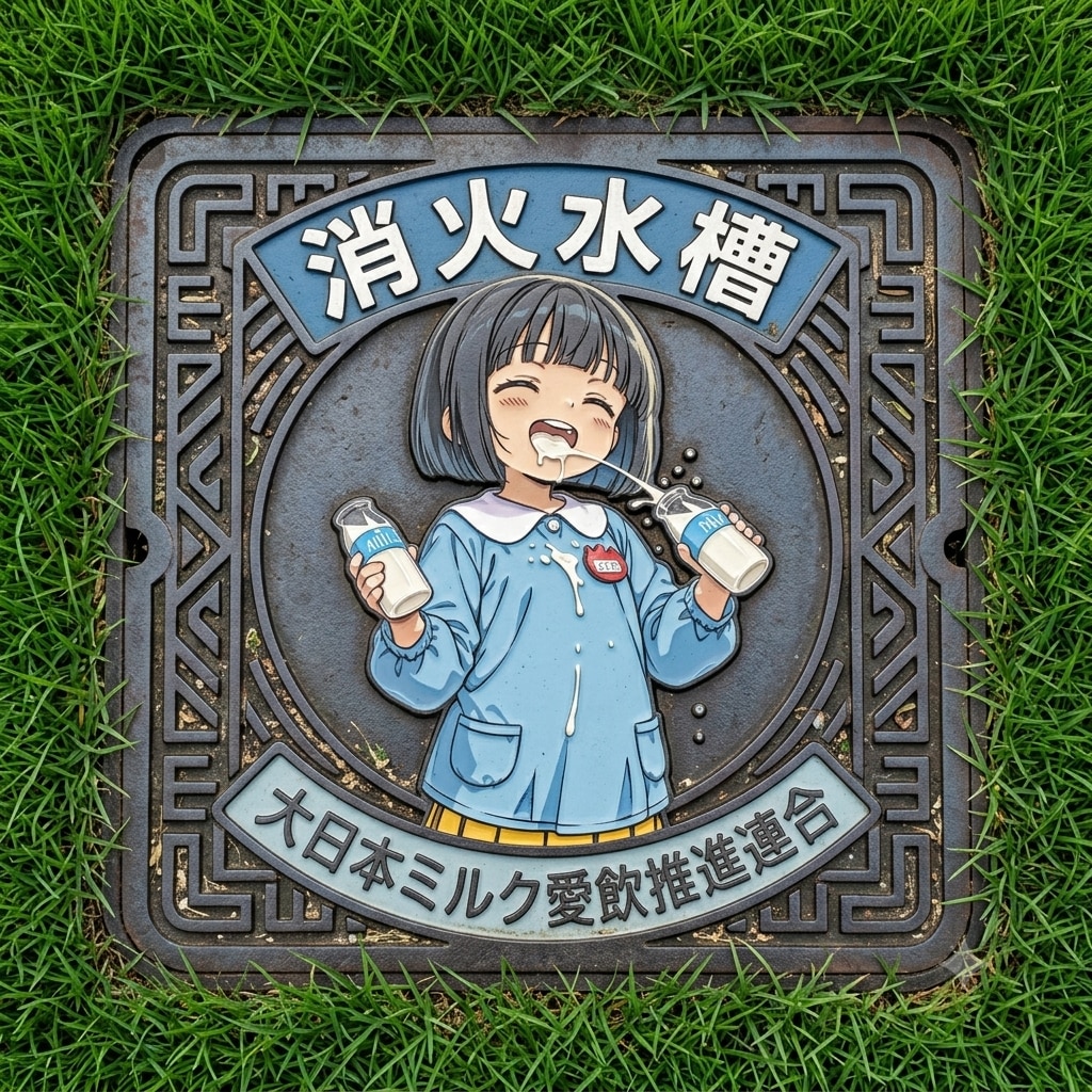 牛乳が…