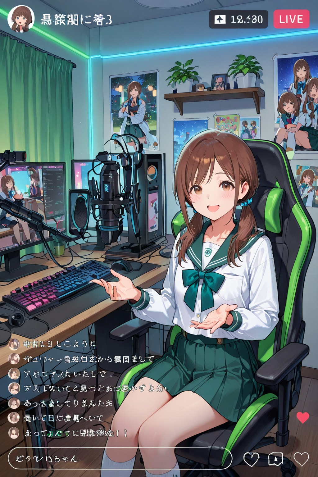 絵海ちゃんのライブ配信