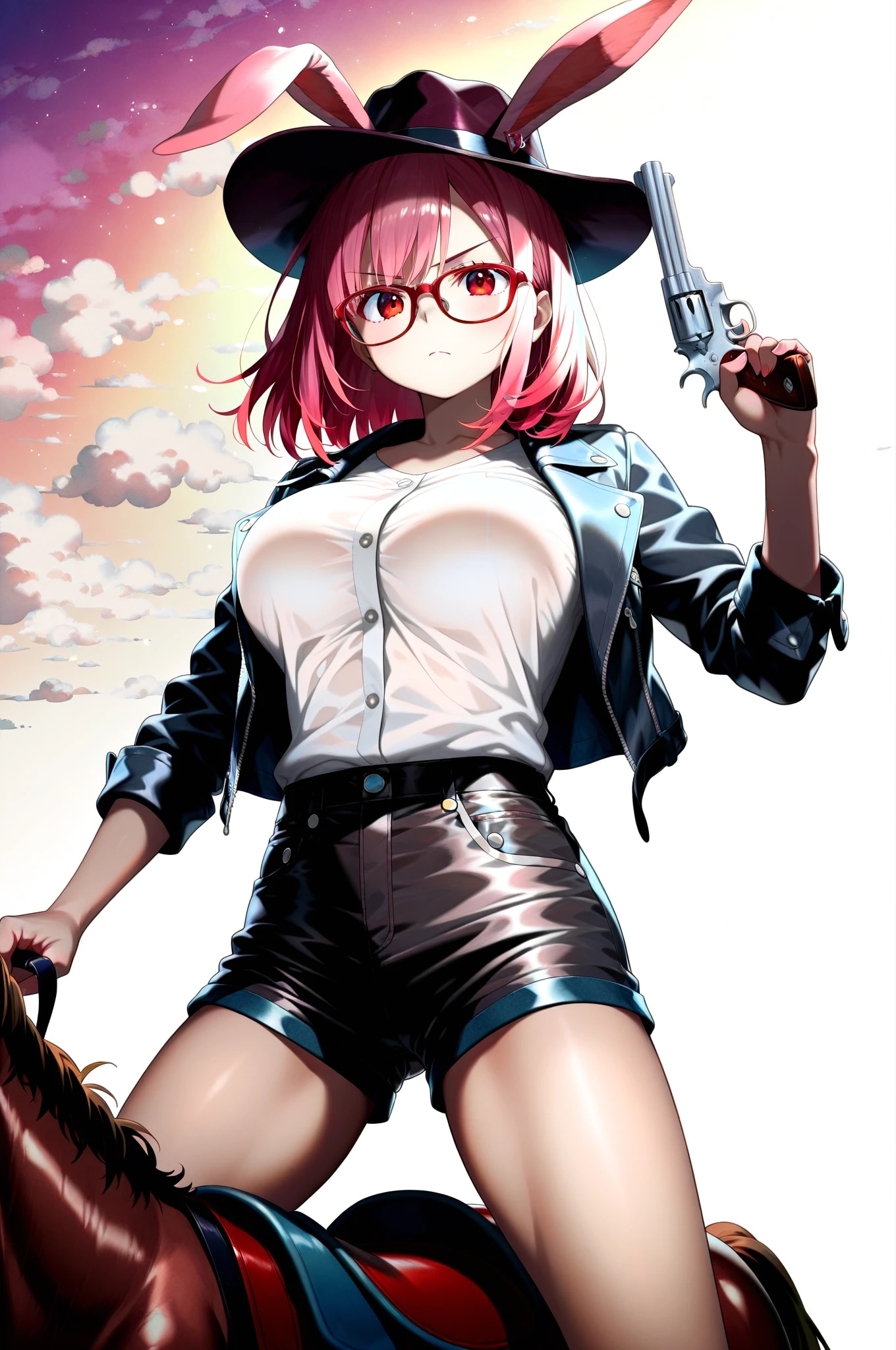 Vtuber宇崎雪奈～ガンマンになったぜい！～ | の人気AIイラスト・グラビア