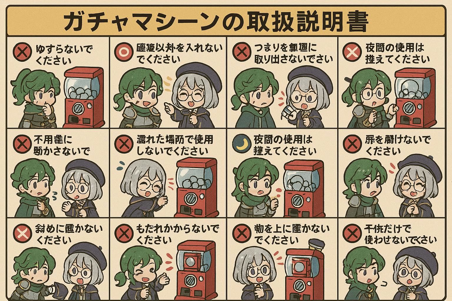 ガチャの取扱説明書 | の人気AIイラスト・グラビア