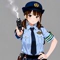サイコパスなツインテのおまわりさん 2枚目