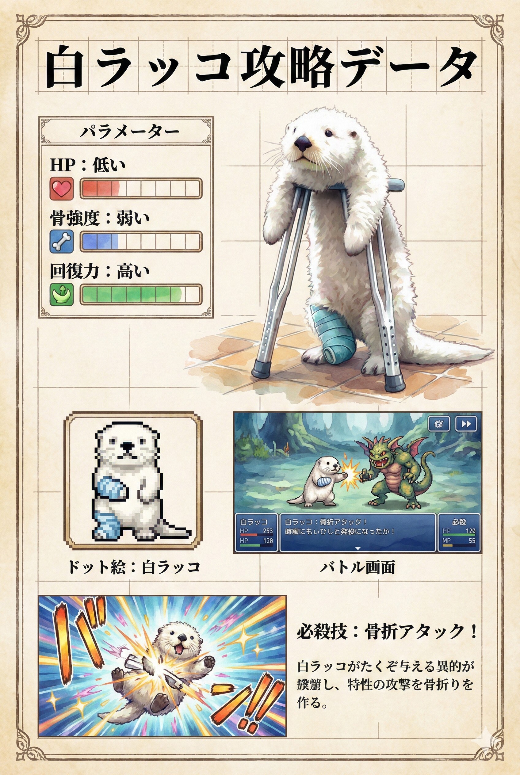 白ラッコ攻略！