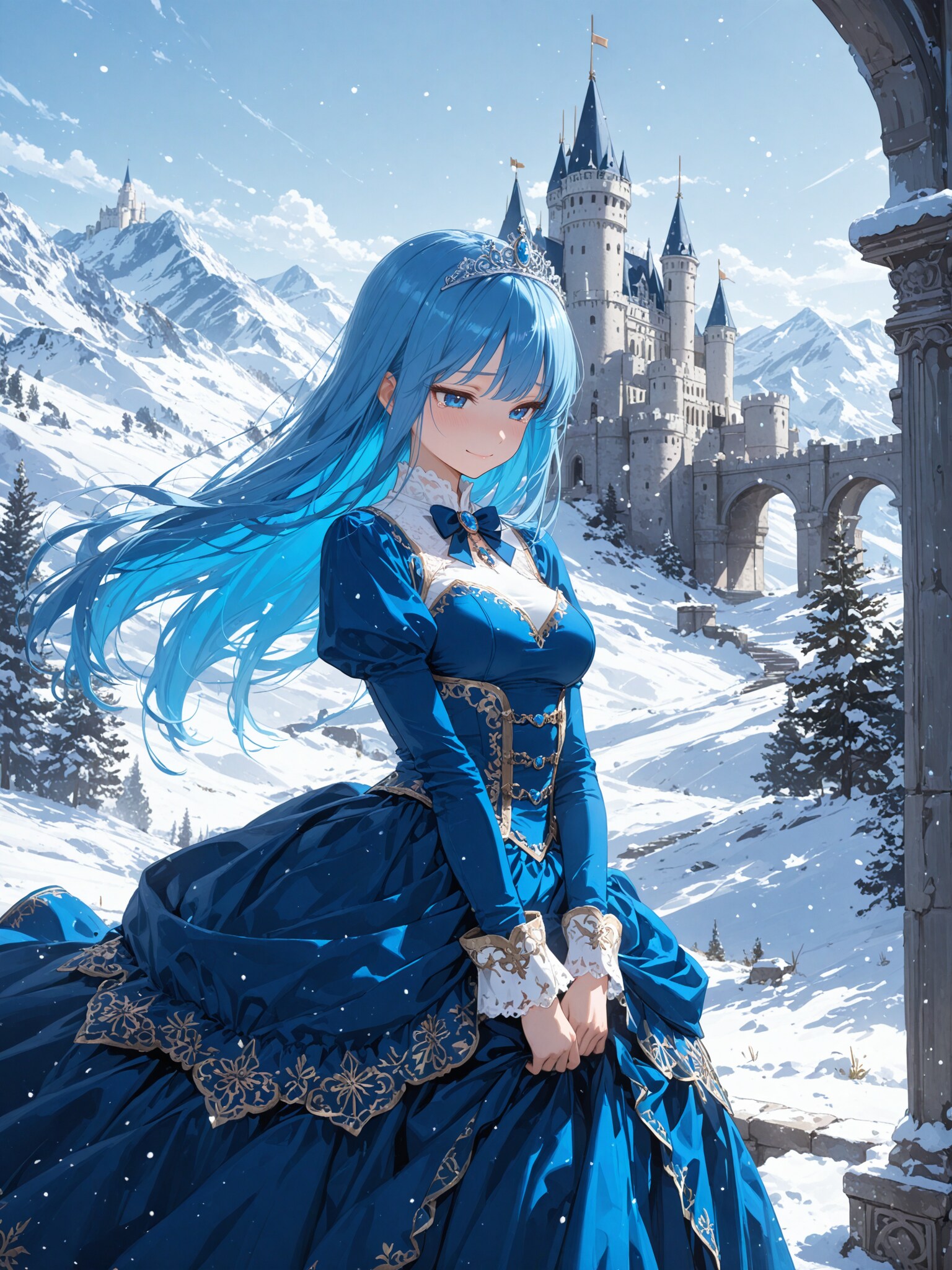 【雪原の蒼玉】イスカ王女