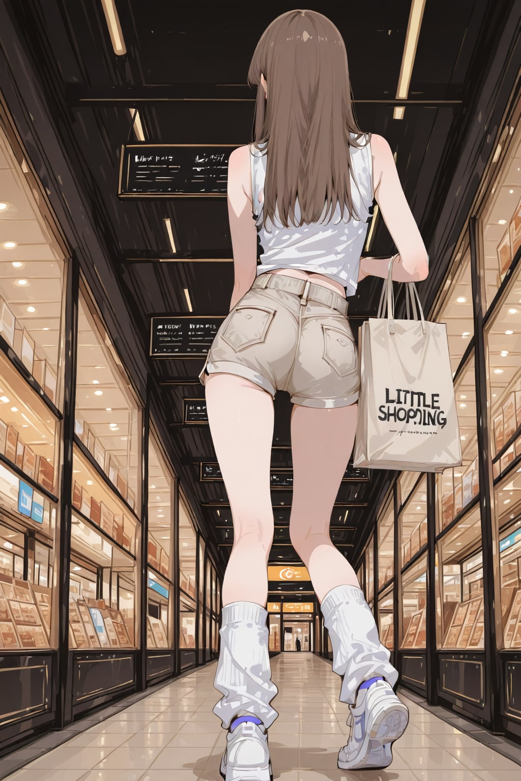 地下街を歩く*`;+。 | の人気AIイラスト・グラビア