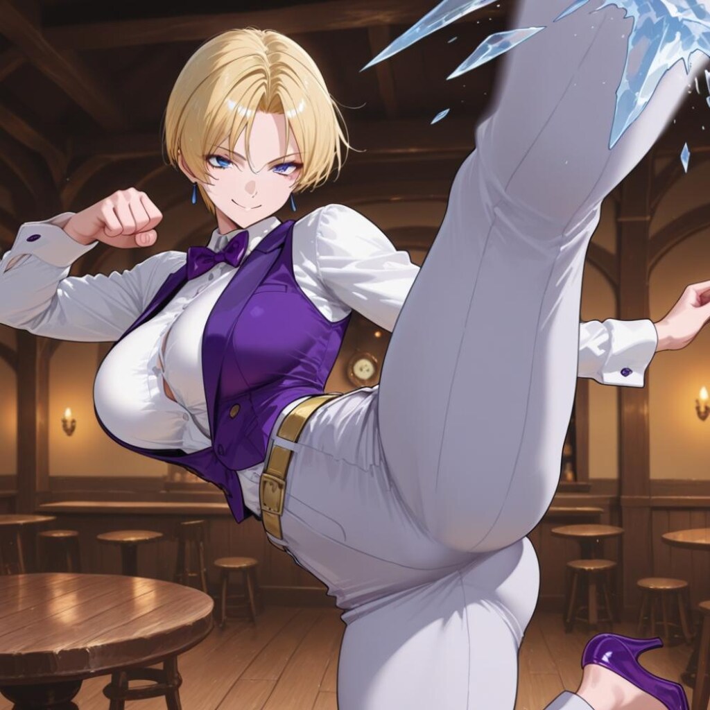 タキシードワイシャツコスプレ男装麗人人妻