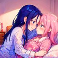 おでこで熱を測る 5枚目