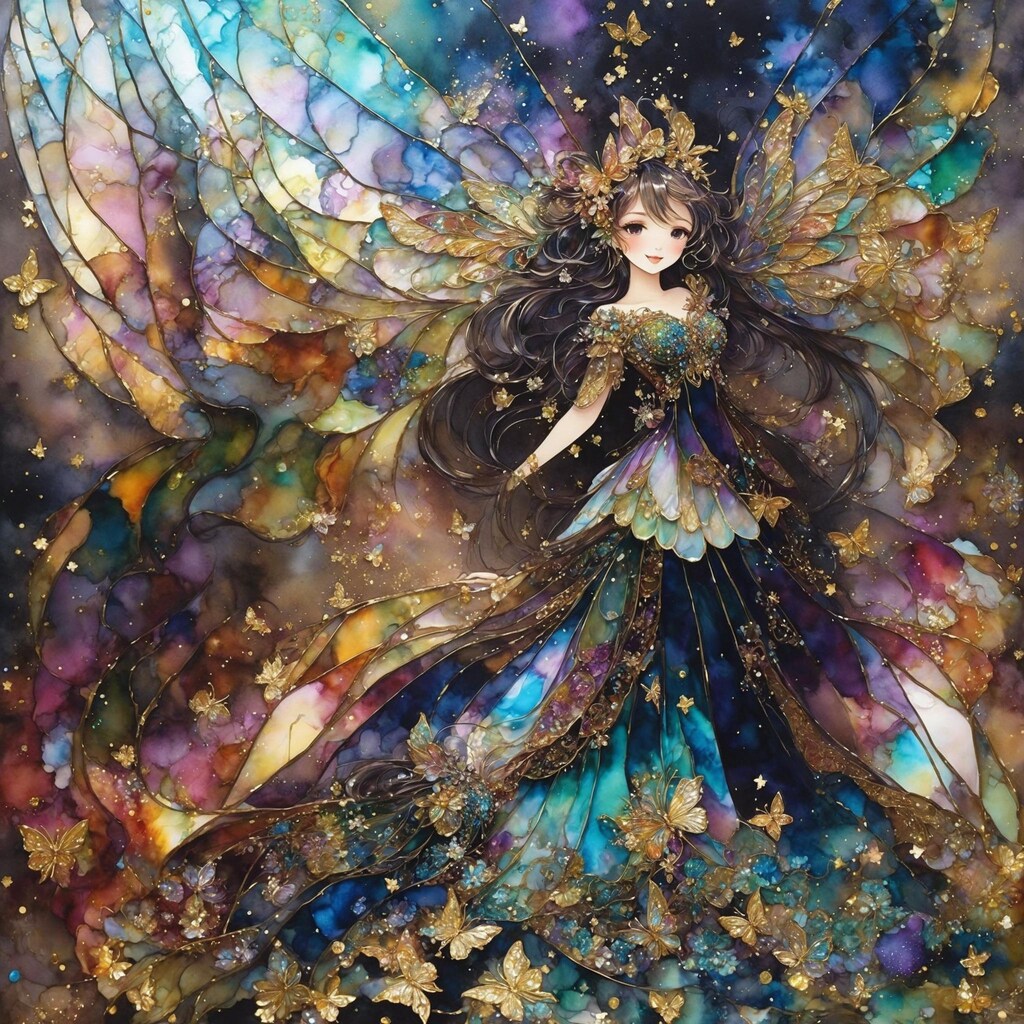 ファンタジーなドレスを着てみました