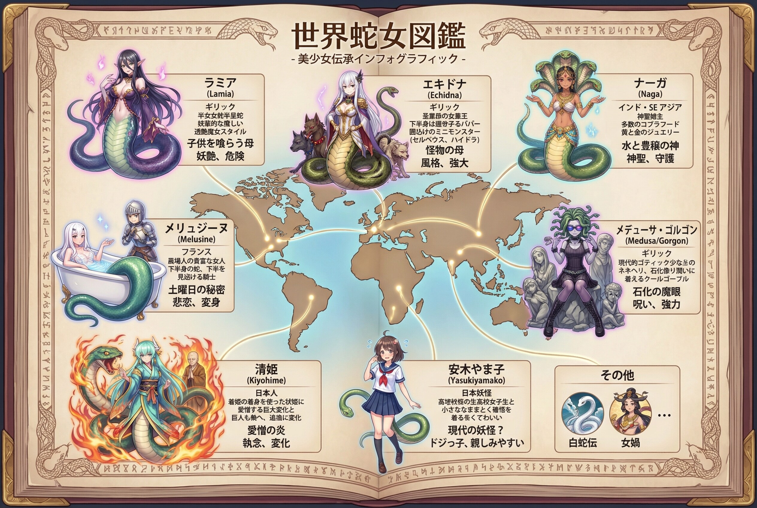 世界蛇女図鑑